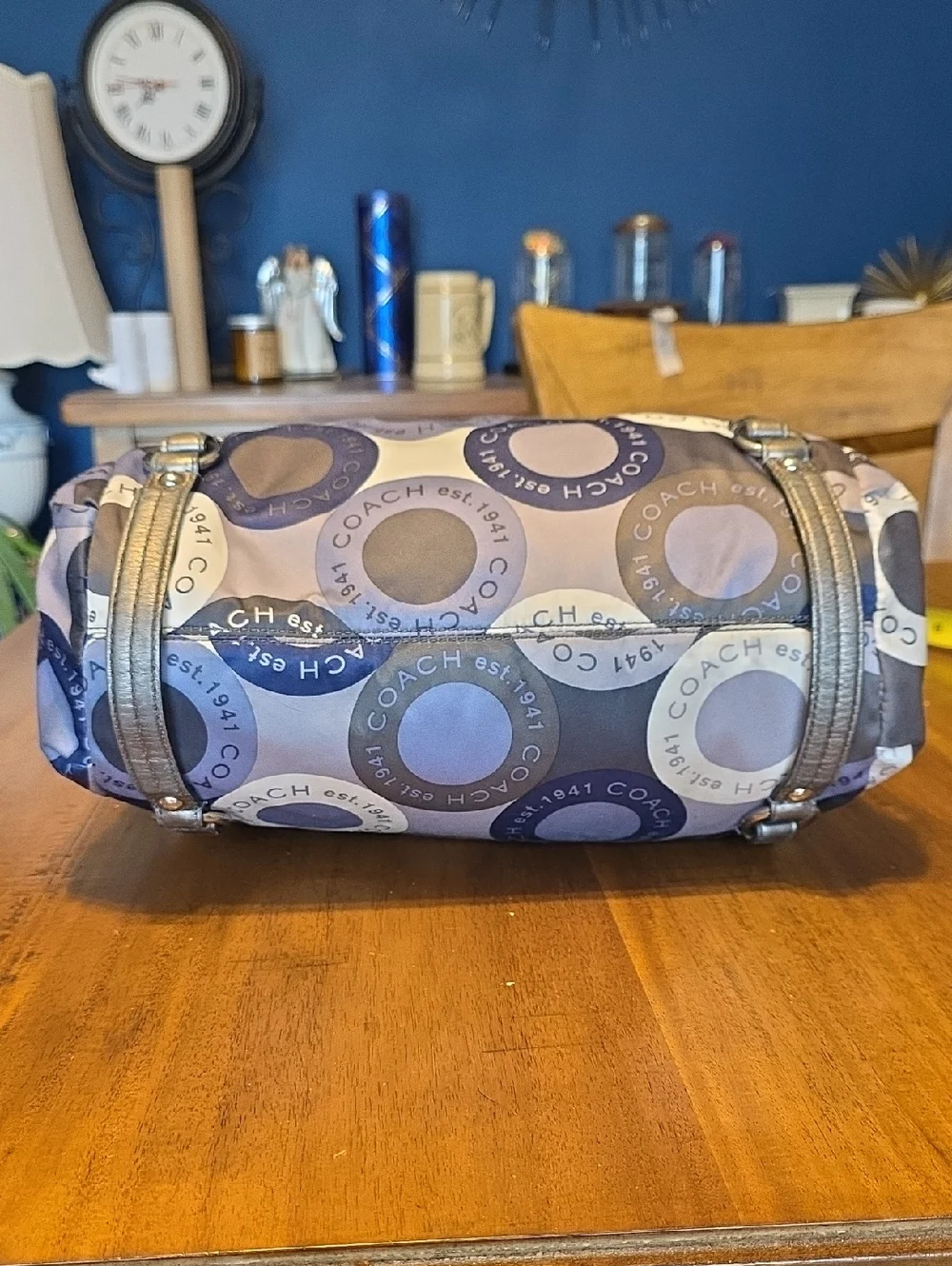 Coach Snaphead Print Sateen Alexandra Satchel